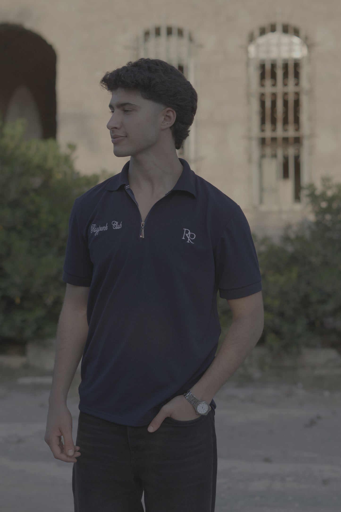 Raypunk Zip Polo